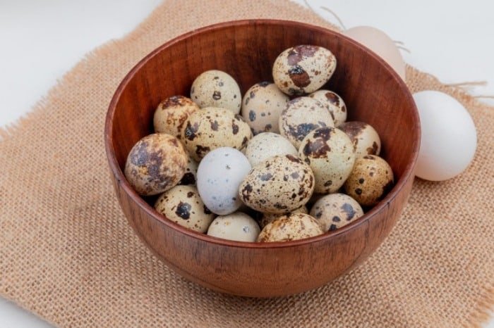 Quail eggs for energy
