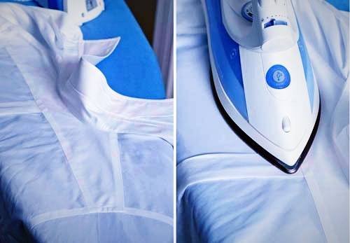 Ironing the Yoke of the Shirt