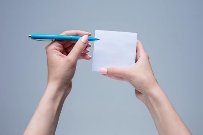 The importance of writing down goals on paper