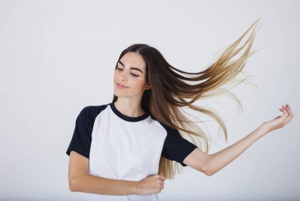Thick and shiny hair