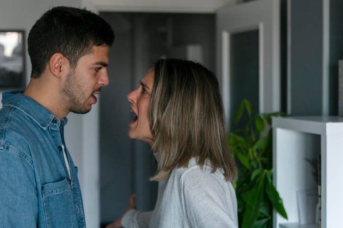 Confrontation between Wife and Husband