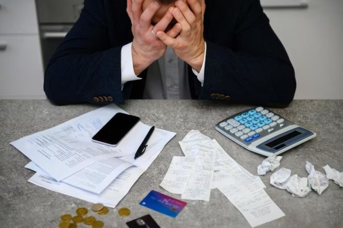 Excessive stress about money
