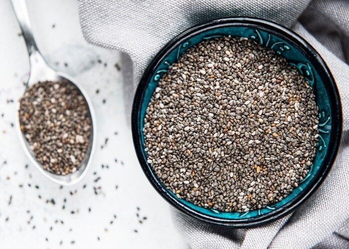 Eating chia seeds before the engagement