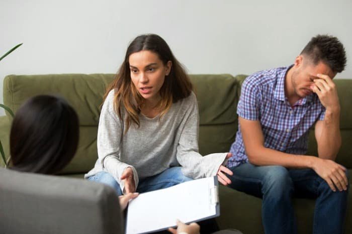 The subject of marriage counseling
