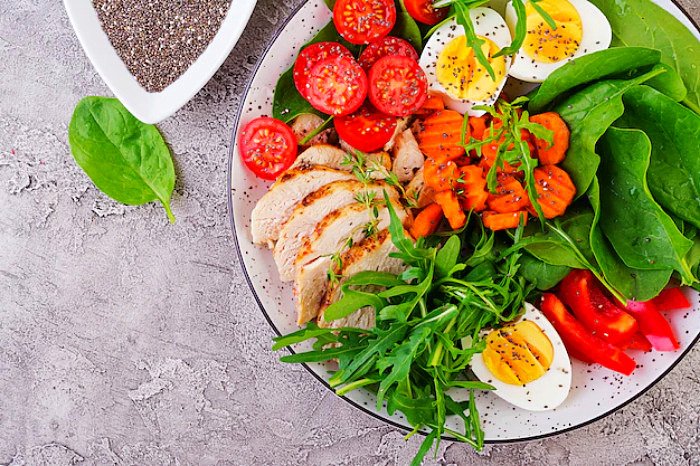 Consumption of healthy foods