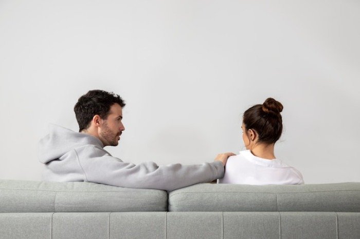 Husband's calmness