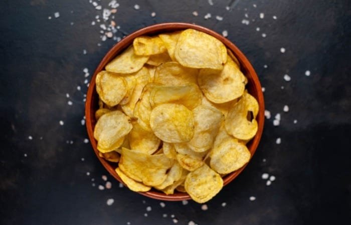Salty foods cause dry lips