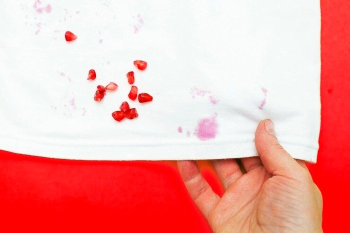 Pomegranate Stains on Clothes