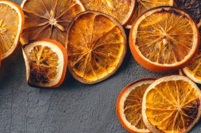 Shiny Dried Oranges