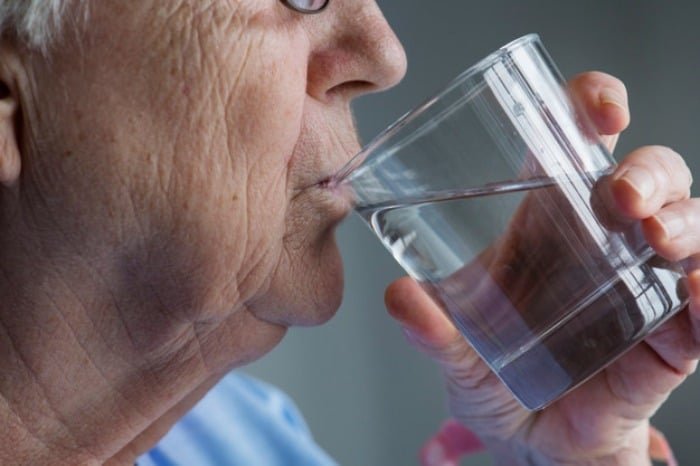 What happens after drinking salt water
