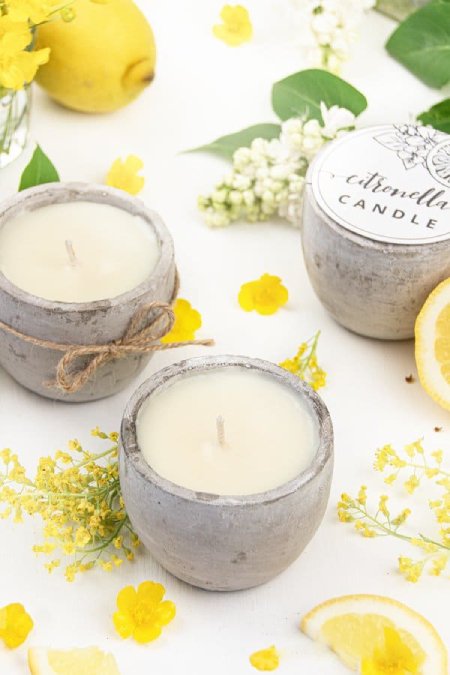 Decorative Candle Ideas, Mosquito-Repellent Candles