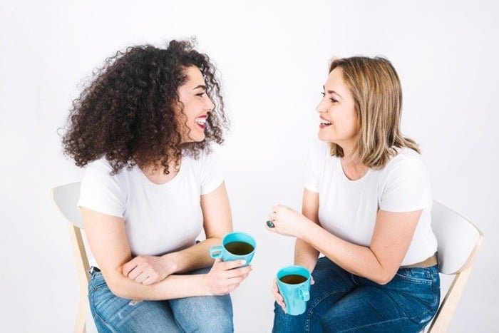 Mother and daughter conversations.