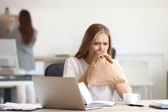 Stress can lead to nausea