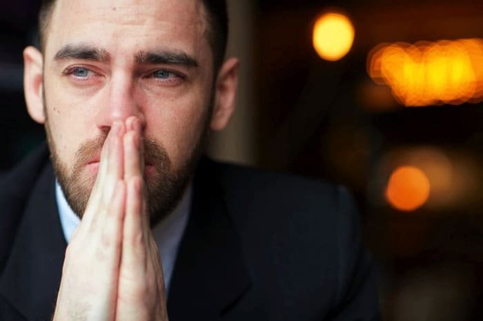 Sad man