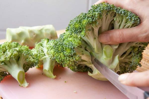 Chopping Broccoli