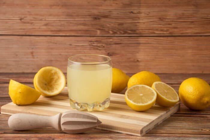 Using lemon juice