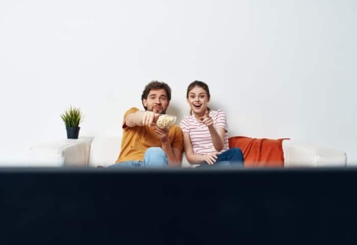 Watching movies with your spouse
