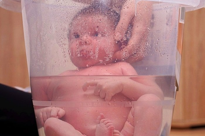 Bathing a Newborn