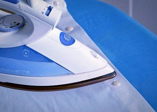 Ironing the Front of the Shirt