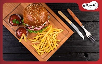 Homemade burger