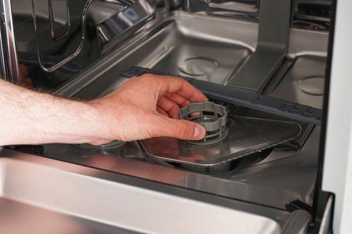 Rinsing the Filter