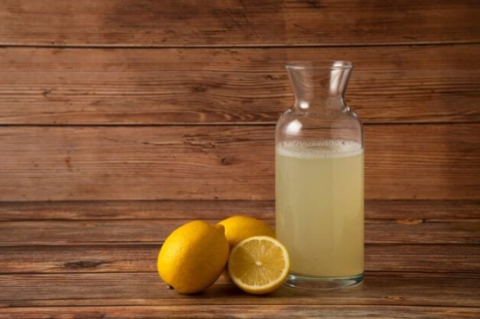 Lemon juice for clothes.