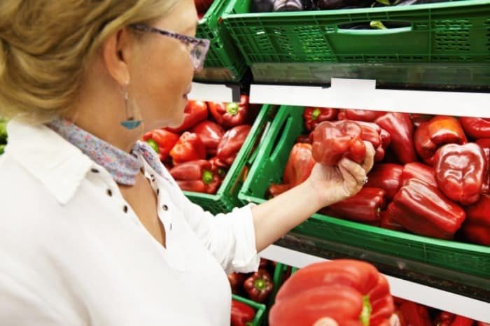 Buying vegetables