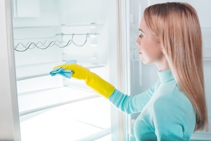Cleaning inside the refrigerator