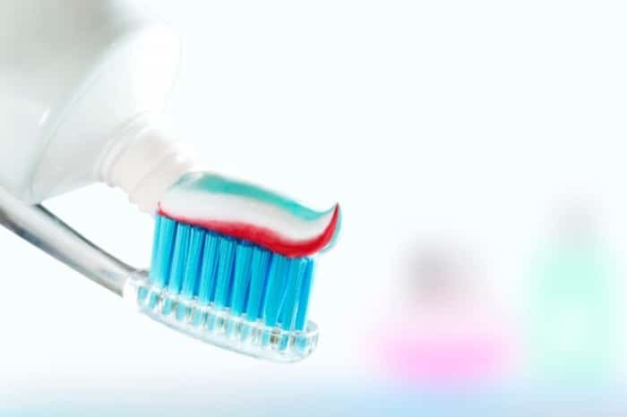 Brushing teeth