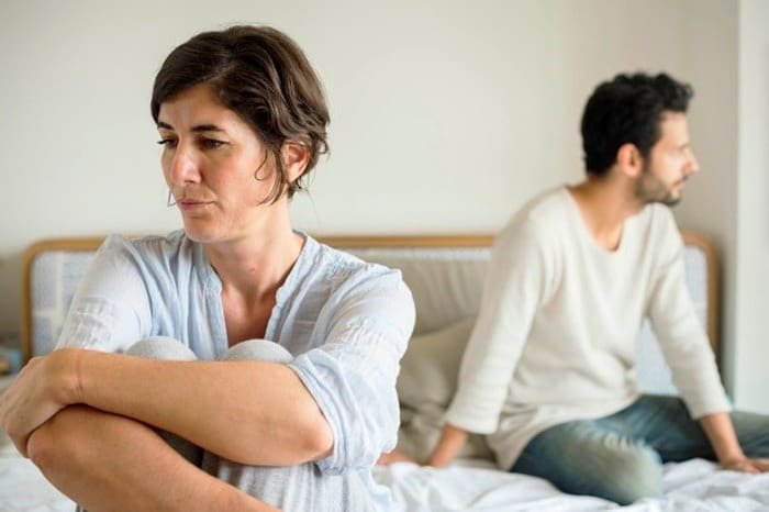 Expressing desires to the spouse.