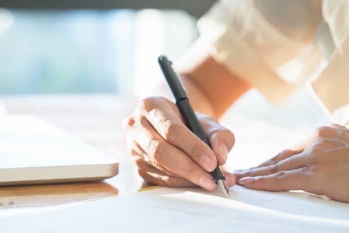 Writing notes