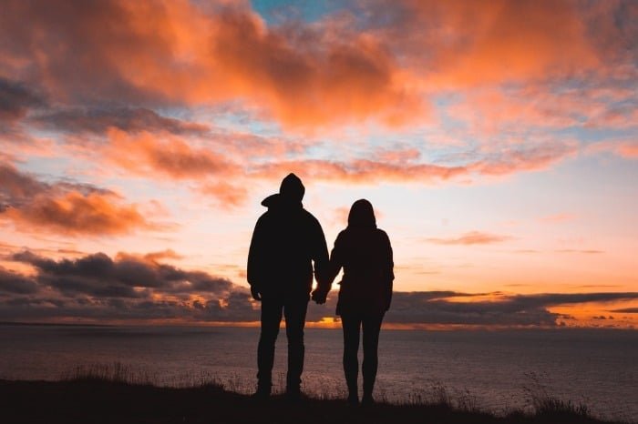 Connecting with your spouse.