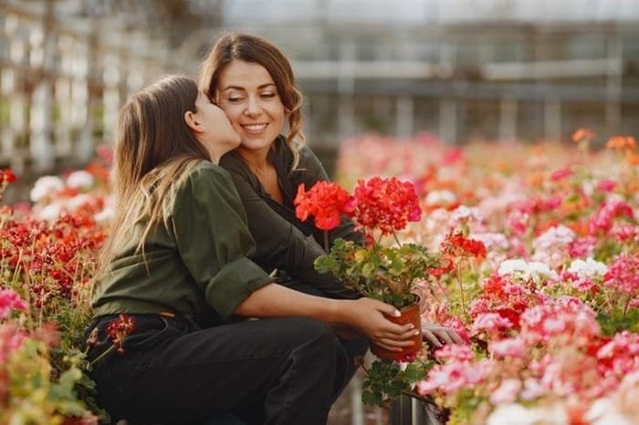 Mother-daughter relationship.