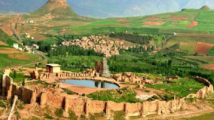 The Ganj Soleiman Lake.