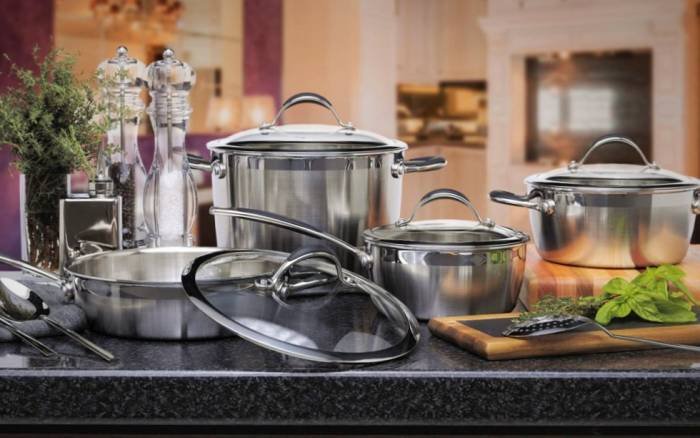 Stainless cookware